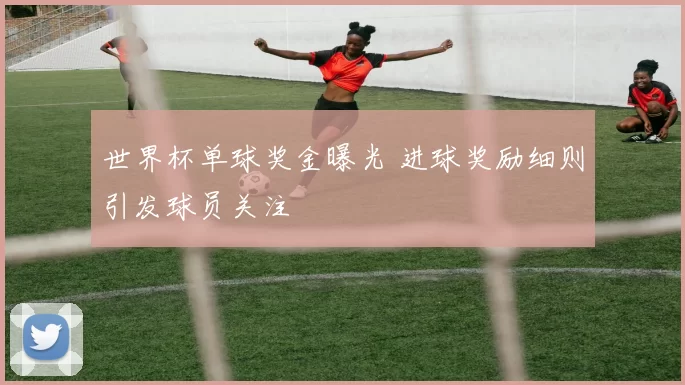 世界杯单球奖金曝光 进球奖励细则引发球员关注